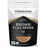 Terrasoul Superfoods Organic Brown Flax Seeds, 2 Pound