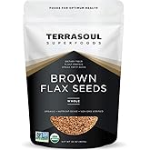 Terrasoul Superfoods Organic Brown Flax Seeds, 2 Pound