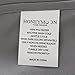 Honeymoon 1800 Brushed Microfiber Embroidered Bed Sheet Set, Ultra Soft, Queen - Gray