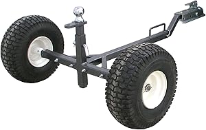 Tow Tuff TMD-800ATV ATV Weight Distributing Adjustable Trailer Dolly , Black