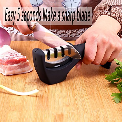 Glow Castle Ultra fast household kitchen knife sharpener sharpening tools tungsten diamond whetstone double-sided ceramic