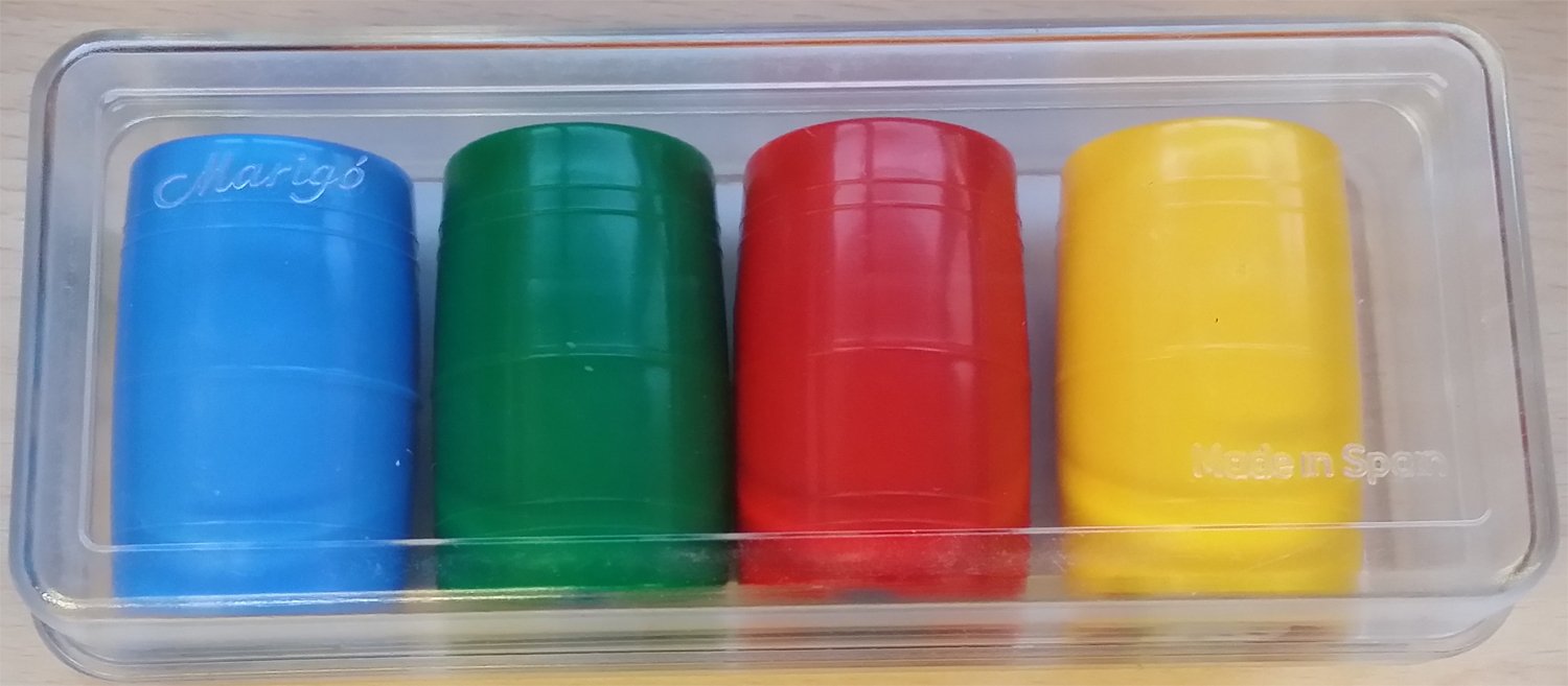 FALOMIR 27932 Complete Set of 4 Plastic goblets (Accessories), Multicoloured