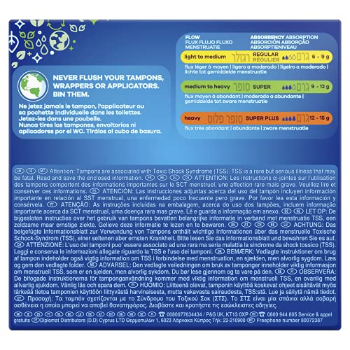 Tampax Tampons Blue Box Super X 20 Pricepulse