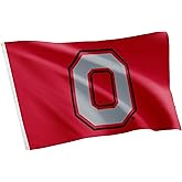 Desert Cactus Ohio State University OSU Flag - 3 x 5 Feet Buckeyes Banner, Indoor/Outdoor Durable Fabric, 100% Polyester Design (Style 3)