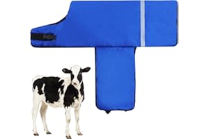 BiJiBiBog Pro Calf Blanket, Calf Warm Clothes Calf Saver Coat Jackets for Keep Cow Warmming Thickened Belly Protection Windproof Livestock Protector