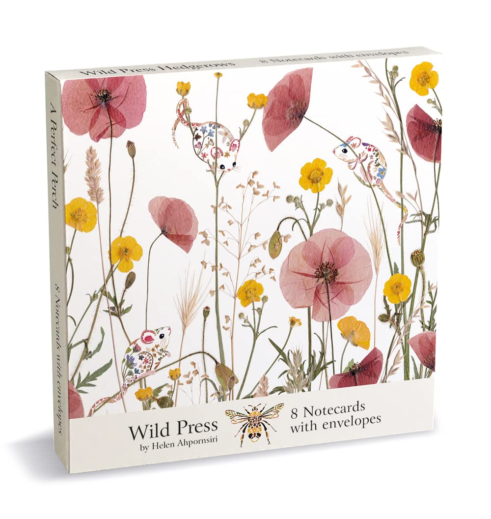 Museums & Galleries Wild Press Hedgerows by Helen Ahpornsiri 8 Square Notecards Wallet