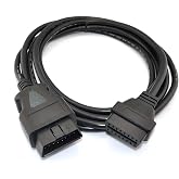 iKKEGOL 9.8ft 3M OBD 2 OBD II 16 Pin Car Male to Female Extension Cable Diagnostic Extender