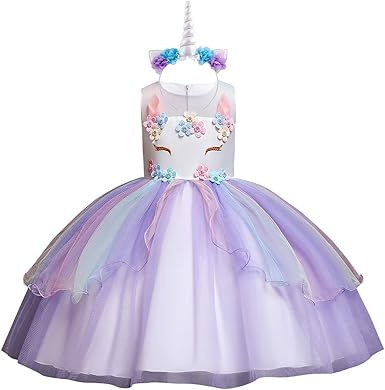 Amazon Com Ibtom Castle Flower Girl Princess Dress For Pageant