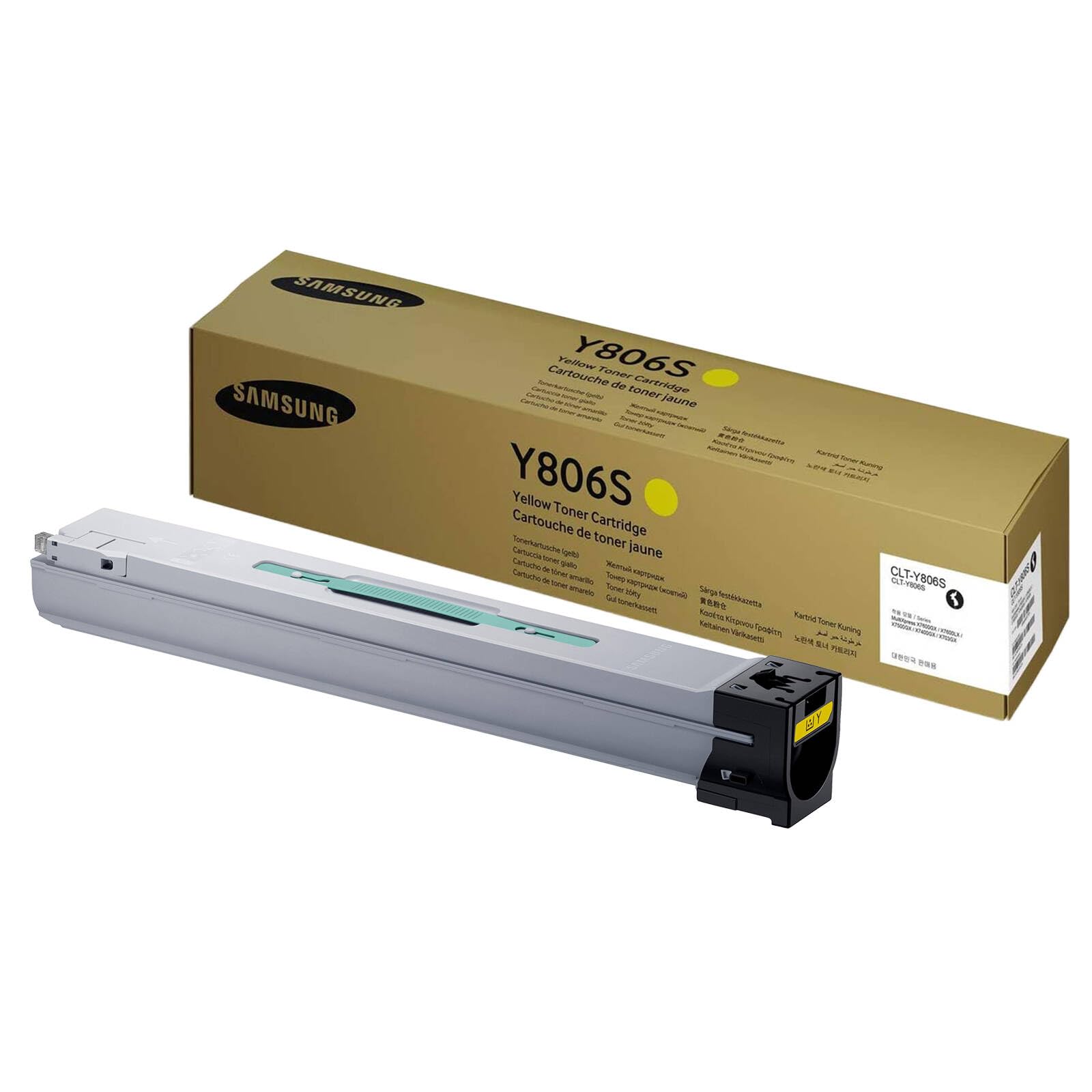Samsung SS728A CLT-Y806S Toner Cartridge, Yellow, Pack of 1