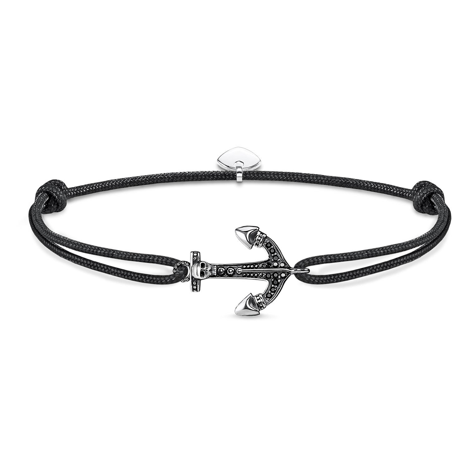 Thomas Sabo Men Bracelet Little Secret Anchor blackened 925 Sterling Silver LS055-889-11-L22v — image 1