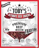 Toby's USDA Premium Beef Biltong / Jerky South African Style - Traditional - 2.5 oz