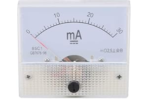 85C1 Analog Current Panel Meter DC 0-30MA Pointer Amp Ammeter Meter for Electrical Equipment