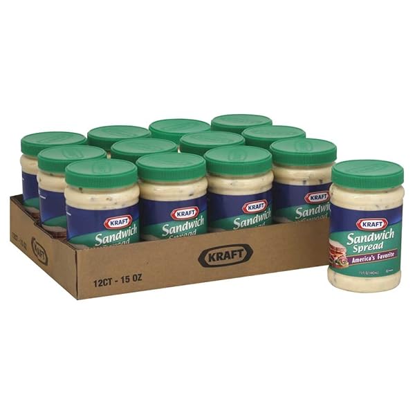 KRAFT SPOONABLE SANDWICH SPREAD, 15 OUNCE.