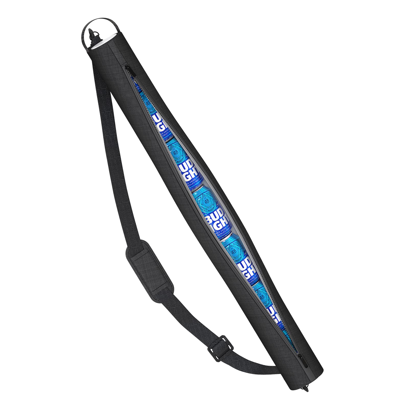 Beer Sleeve Cooler, 7-Can Insulated Beer Sleeve for Golf Bags Fits in Most Golf Bags Styles & Types Golf Bag Keeps Beverages Cold on Golf Course,Golf Accessories for Men Women