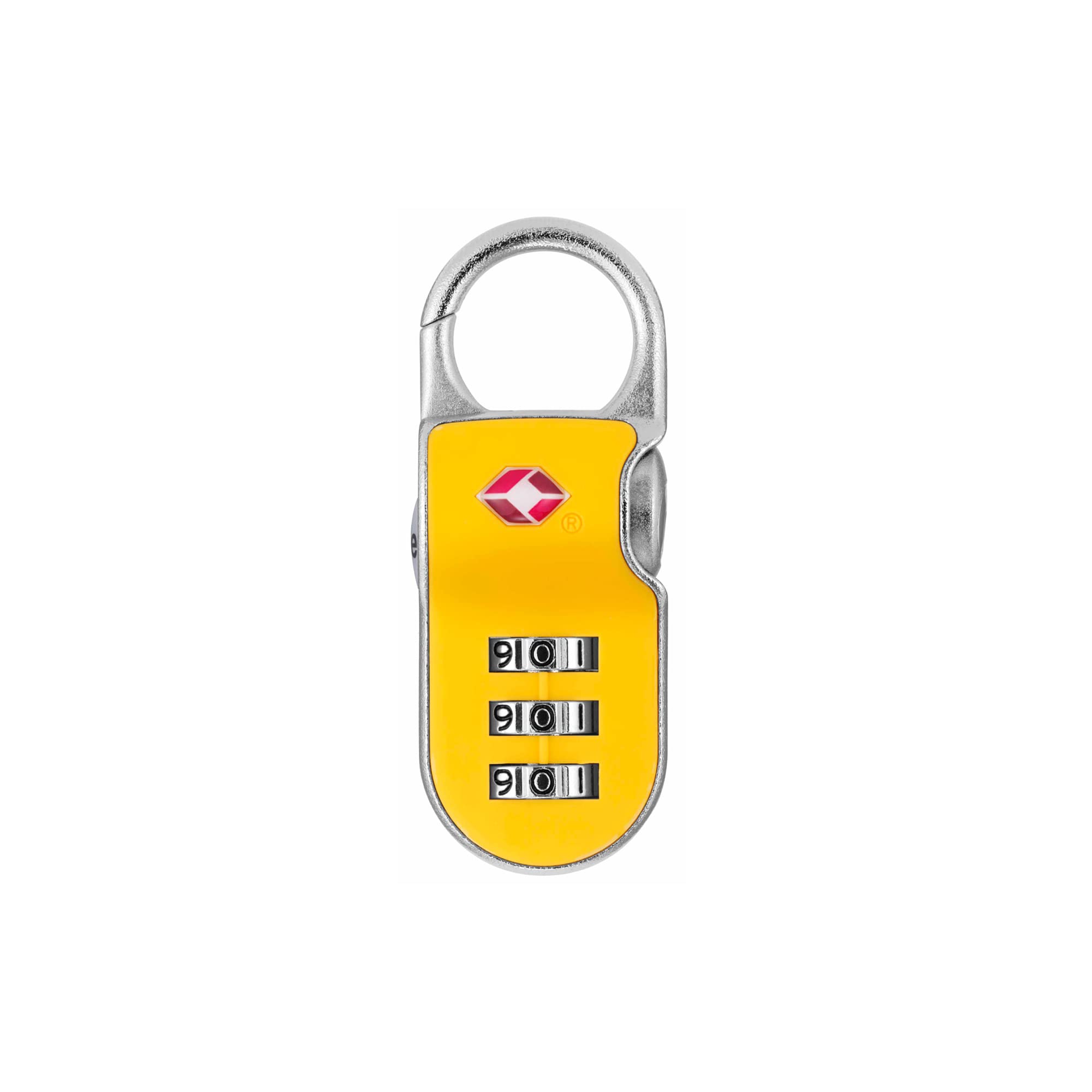 Yale Travel Sentry TSA YTP2/26/216/1Y Yellow Travel Combination Padlock Clip Bow