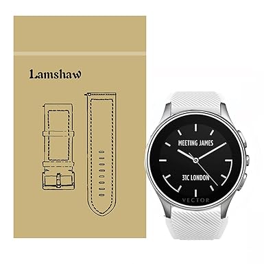 lamshaw Smartwatch bandas para Vector reloj luna, silicona ...