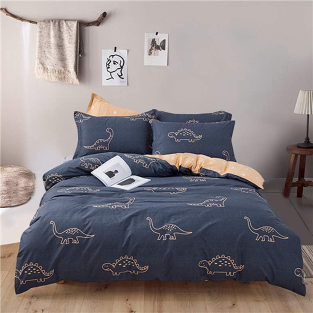 navy dinosaur bedding