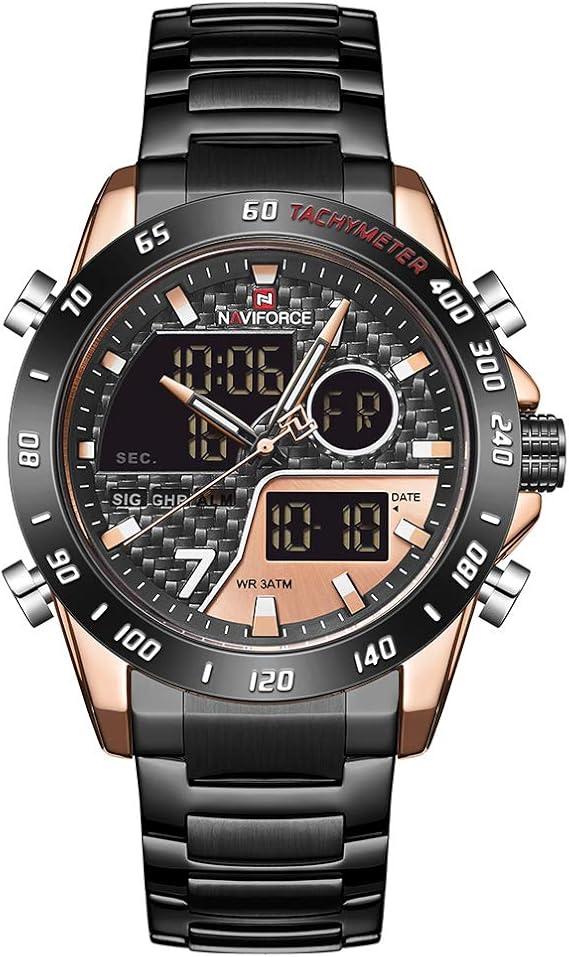 Amazon 腕時計 メンズ腕時計 ファッション カジュアル ビジネス 多機能 クロノグラフ ステンレス鋼 防水 日付表示 ー アナログ クォーツ 時計 腕時計 腕時計 通販