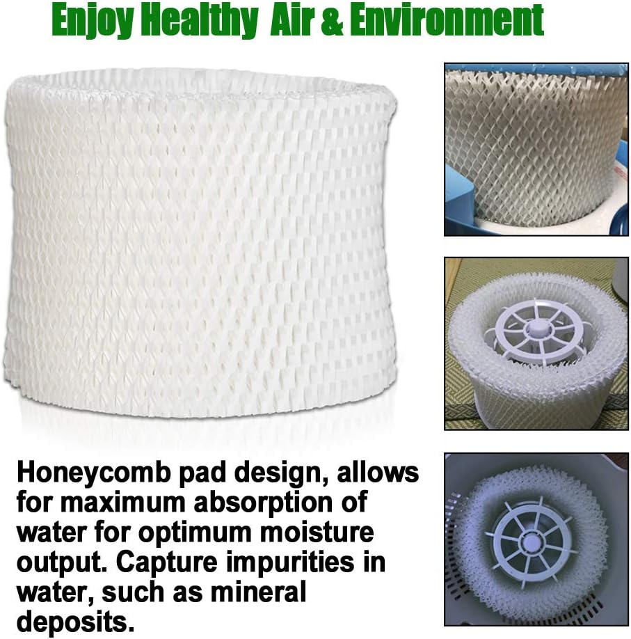 HIFROM Replace Air Humidifier Wick Filter for Philips HU4801/02/03 HU4102 HU4801 HU4803 HU4811 HU4813 Humidifier Parts Accessory (8pcs): Kitchen & Dining