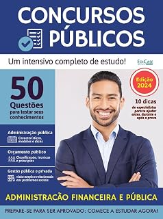 Apostilas Concursos Públicos Ed. 03 - Administração Financeira e Pública 2024