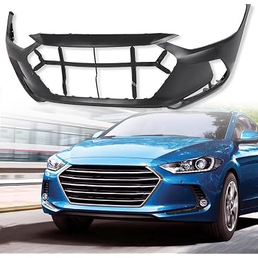 Front Bumper Reinforcement Bar For 2017-2020 Hyundai Elantra – Black, Bolt-On, No Drilling