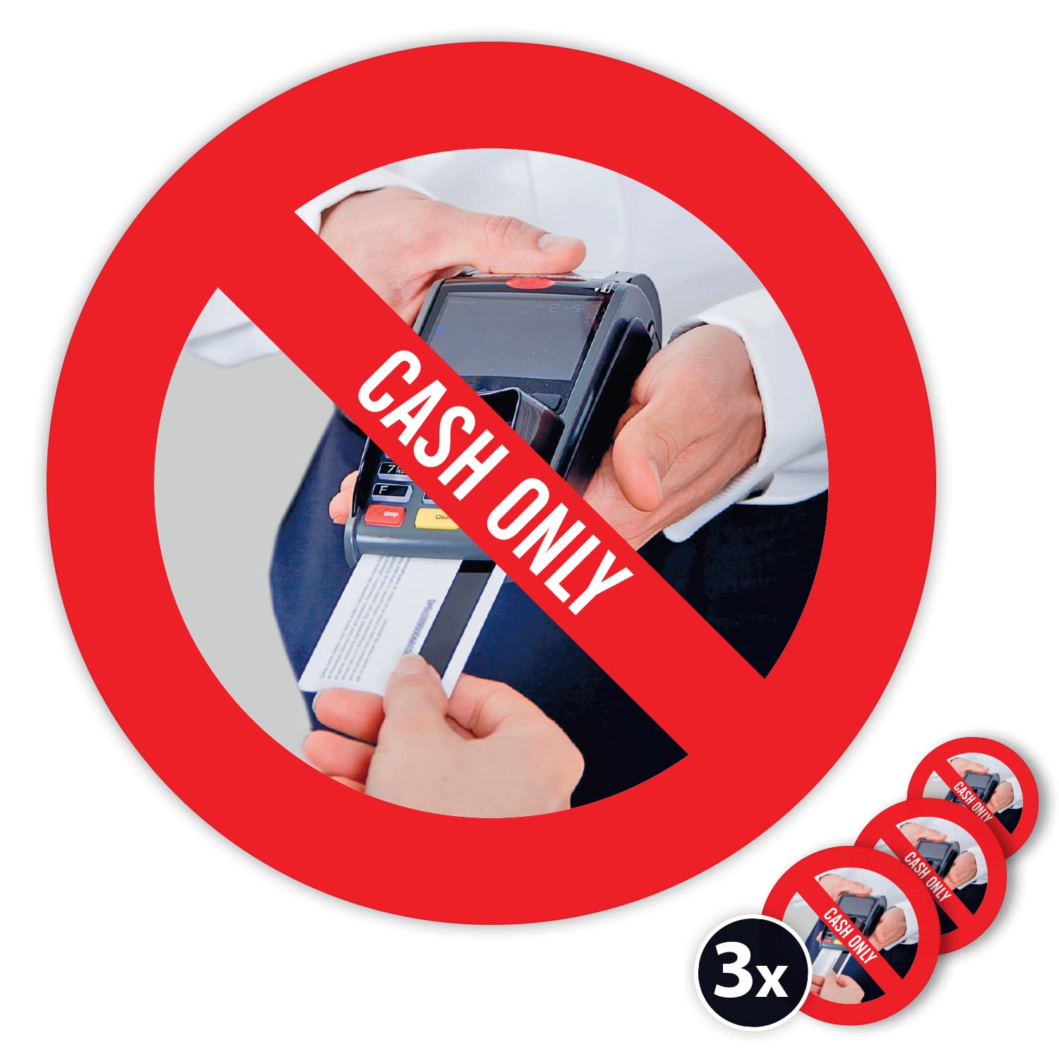 Sticker ONLY, no card payment accepted - 9.5 cm