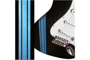INLAYSTICKERS Racing Stripes/Competition Lines Sticker for Guitars & Bass - Sonic Blue