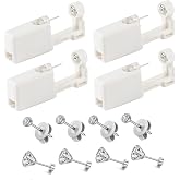 Orglace Self Ear Piercing Kit,Disposable Ear Piercing Gun with 2mm Cubic Zirconia Stud,Flat Back Earrings,At Home Self Ear Piercer Kit