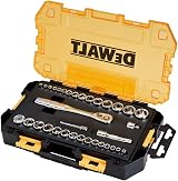 DEWALT DWMT45034 Mechanics 34 Piece 1/4 & 3/8 Inch Drive Socket Set SAE Metric view 2