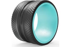 FitBeast Back Roller - Deep Tissue Massage Wheel, Yoga Wheel & Back Stretcher for Pain Relief (12'')