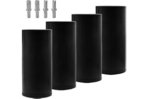 Skuehod 6 Inch Metal Legs for Adjustable Bed Frame, Bed Frame Support Legs Replacement Set of 4