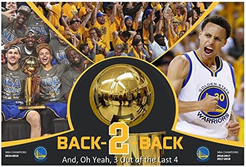 PosterWarehouse2017 GOLDEN STATE WARRIORS WIN 2018 NBA TITLE COMMEMORATIVE POSTER