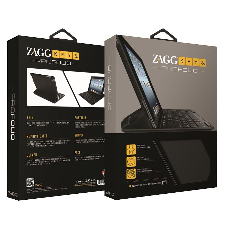 ZAGG PROfolio Ultrathin Case with Bluetooth Keyboard for
