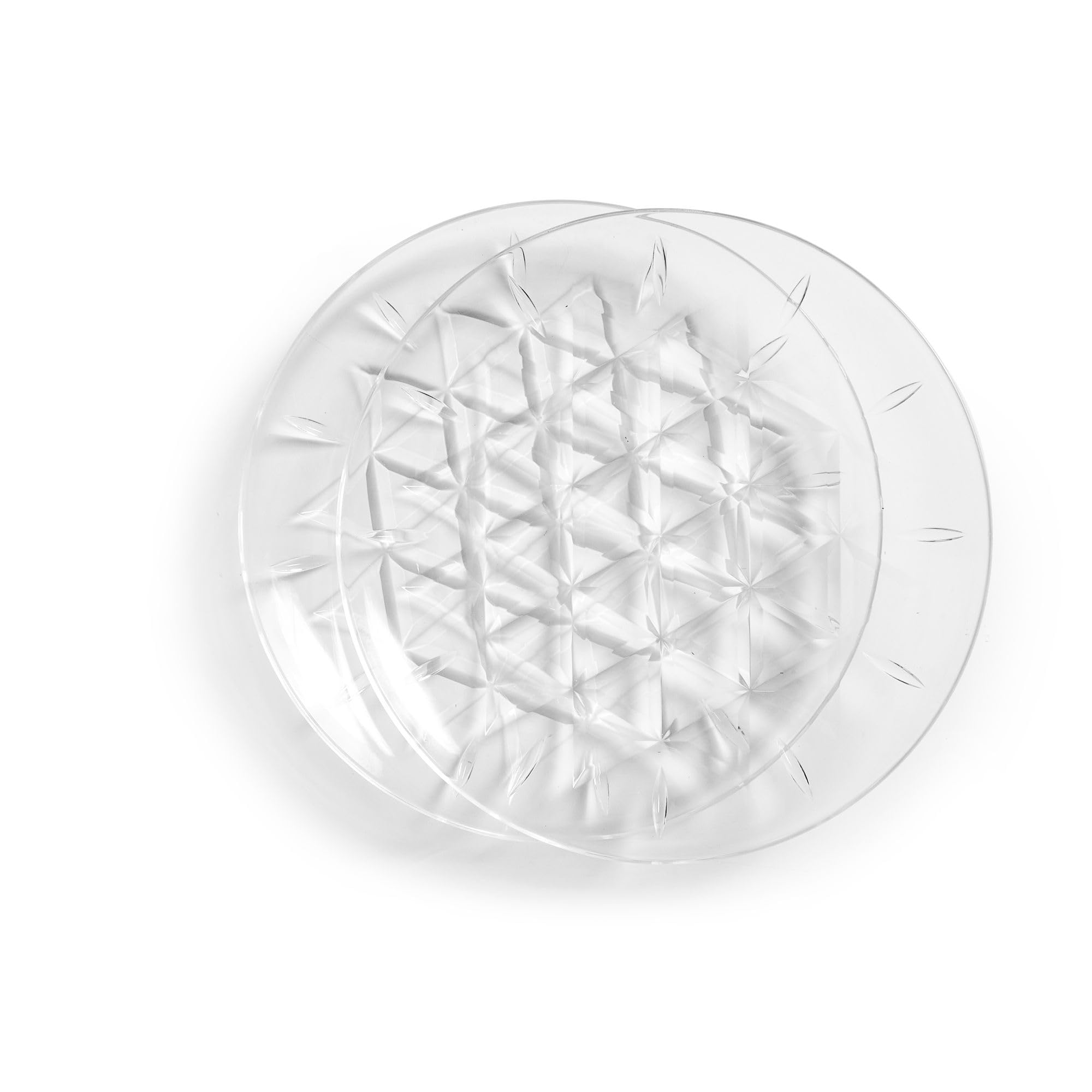 Sagaform Picnic dinner plate 26cm 2-pac, transparent