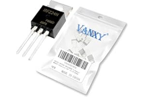 VANXY 12PCS IRFZ24 IRFZ24N IRFZ24NPBF N-Channel MOSFET Transistor 55V 17A,TO-220AB