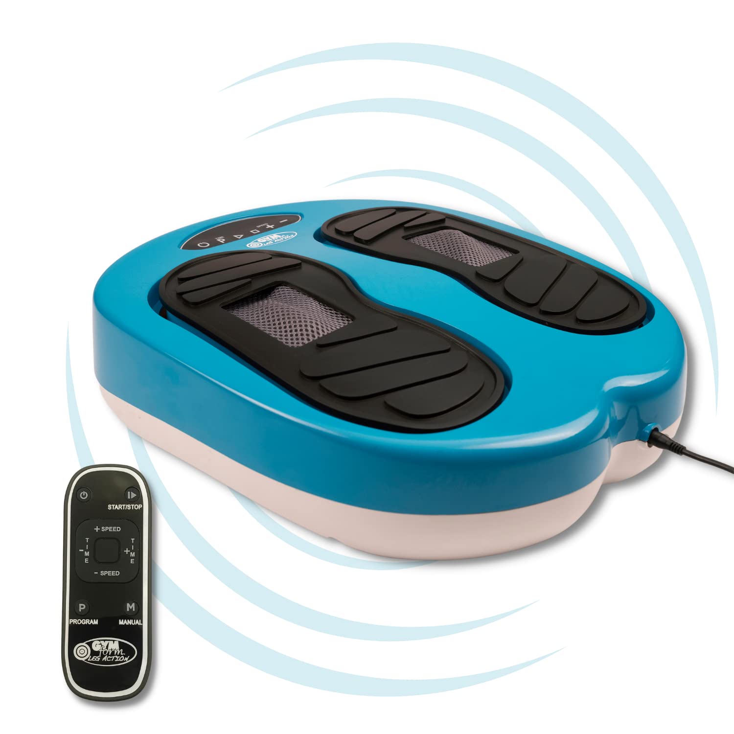 Vibration Foot Massager GYMFORM Leg Action, Foot spa and Massager, Shiatsu Foot Massager, Remote Control, Circulation Massager for Feet, Legs, Back