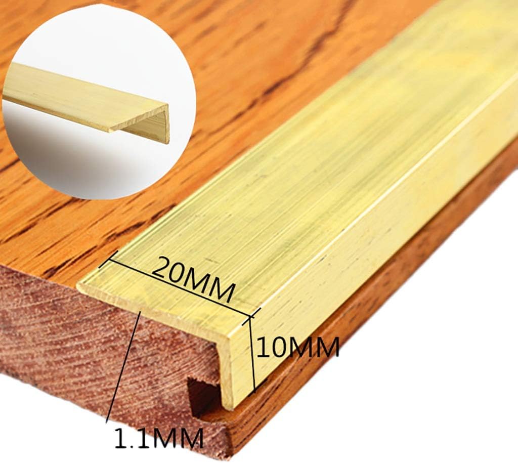 GWXFHT Threshold Strip L Type Nonslip Threshold Strip Wooden Floor Decorative Strip Right Angle
