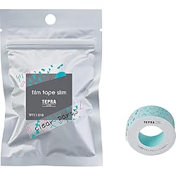 KING JIM TEPRA Lite Film Tape Slim Clear