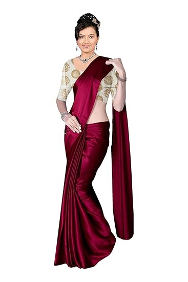 Amazon satin silk saree Outlet