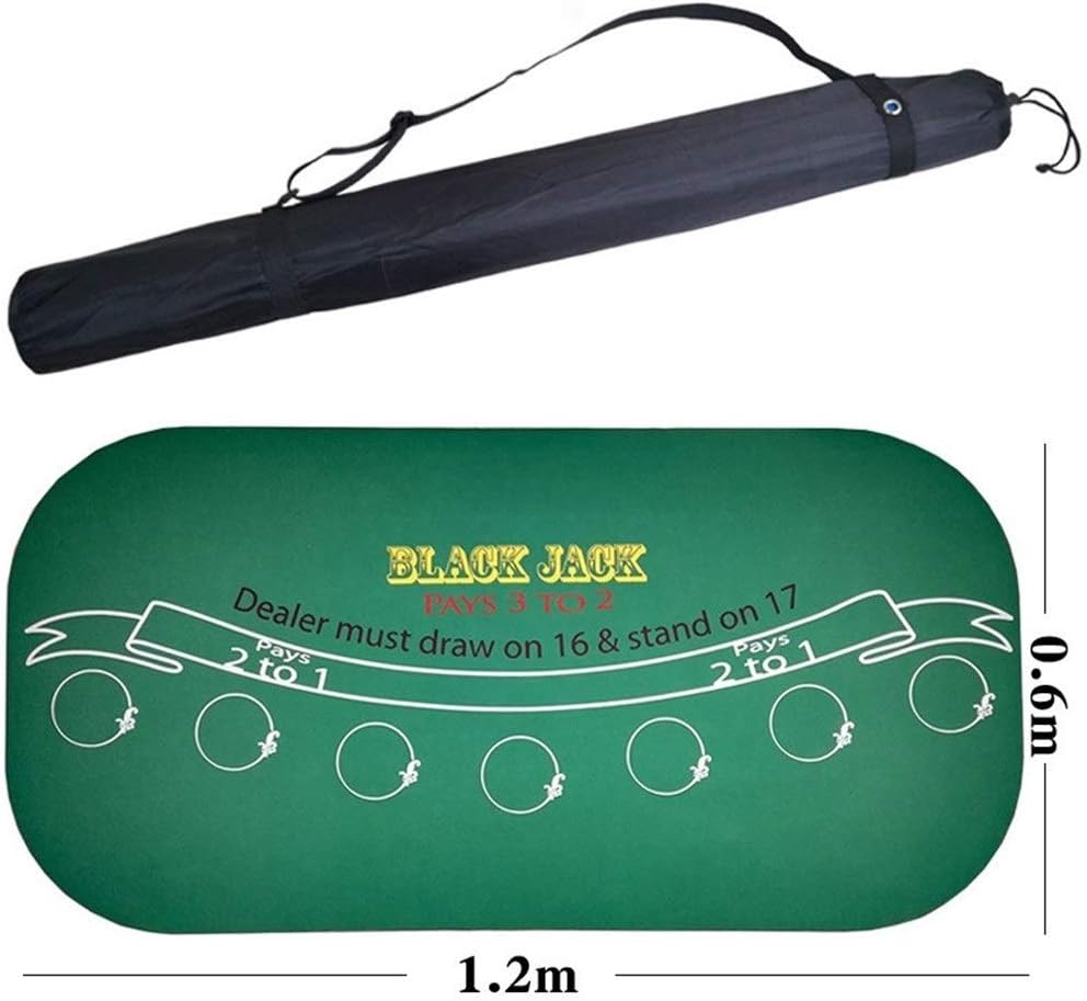 TX GIRL Poker Table Tops Suede Rubber Blackjack Layouts Casino Poker