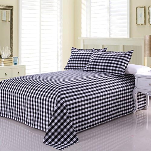 Lattice thickened rough sheets/One piece cotton sheet-M 180x210cm(71x83inch)