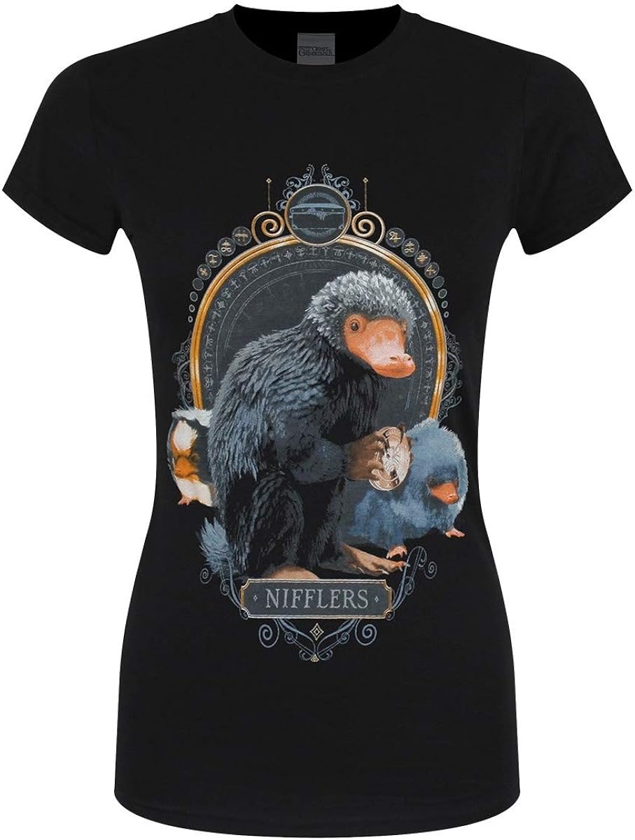 Official Fantastic Beasts Women's Crimes of Grindelwald Niffler TShirt
