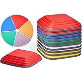 VEVOR Balance Stepping Stones for Kids, 10 PCS, Up to 220 lbs, Non-Slip Toddlers Sensory Stepping Stones, Obstacle Course Coordination Game Toys Indoor or Outdoor Play for Children Aged 3 4 5 6 7 8+