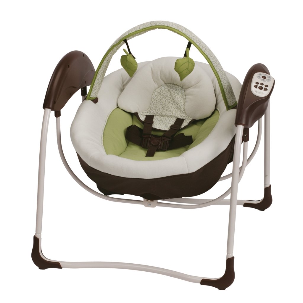 Graco Glider Petite LX Gliding Swing, Go Green Baby