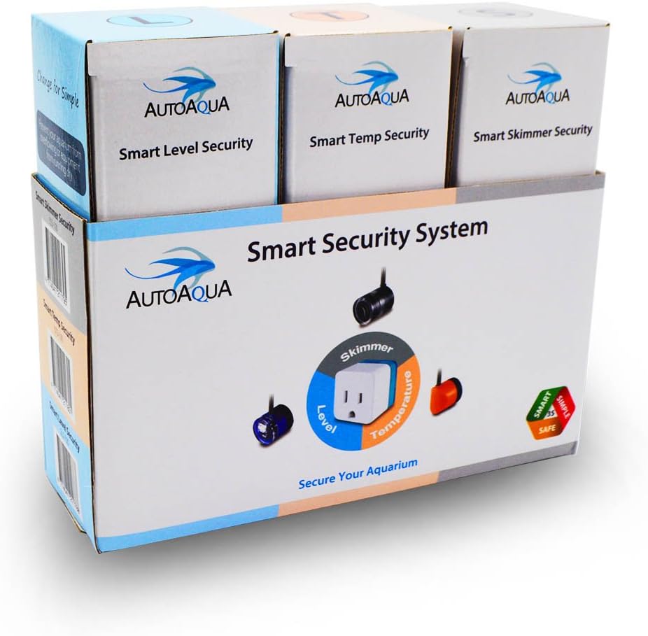 Aqua Auto AutoAqua Smart Security System Combo Set, Skimmer, Level and temperature Set