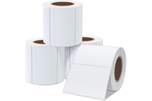 Hybsk 3x2 inch Direct Thermal Labels for Barcodes, Address, Compatible with Rollo Label Printer & Zebra Desktop Printers (3"x