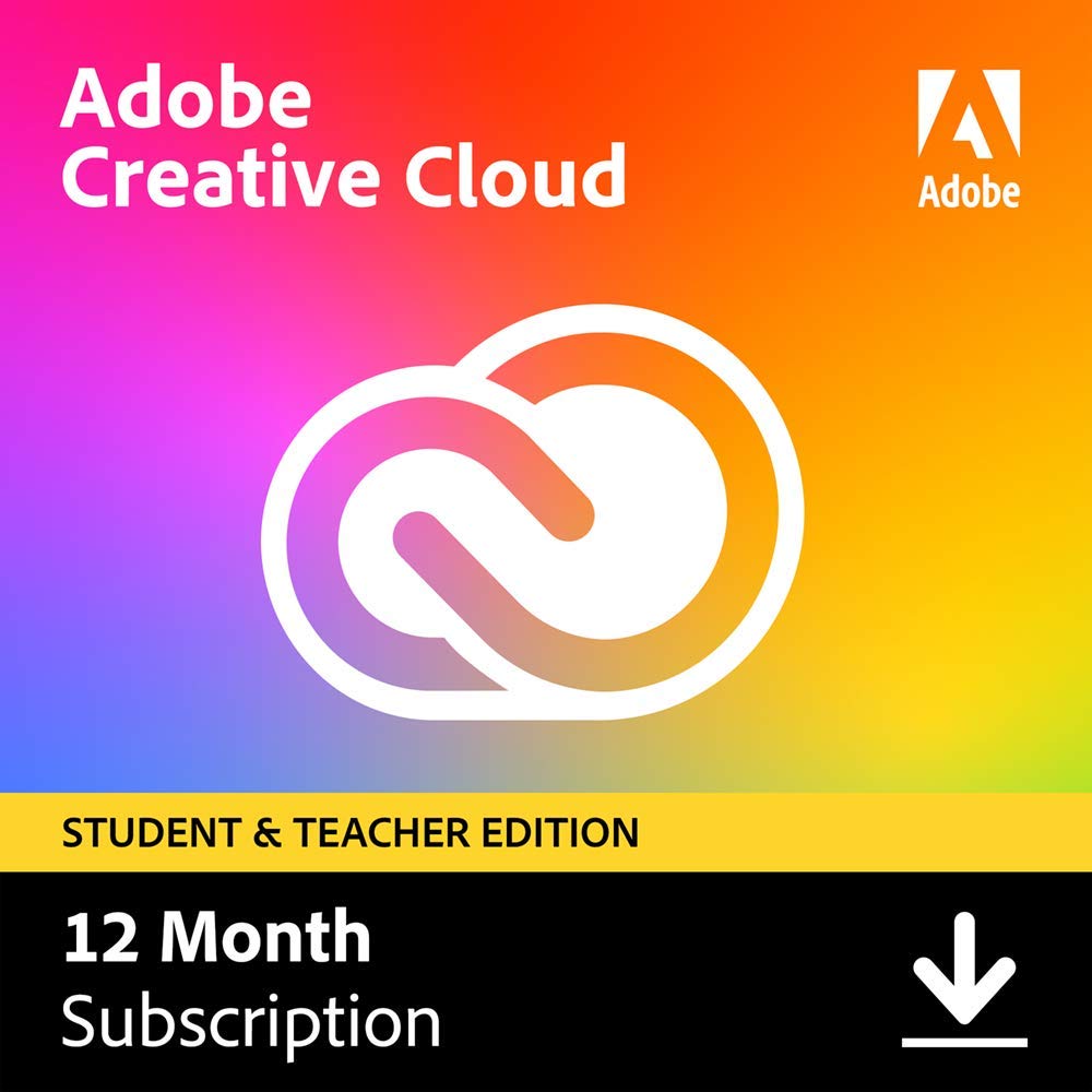 Adobe Student Teacher Edition Creative Cloud Student Teacher Valid | amzdealz