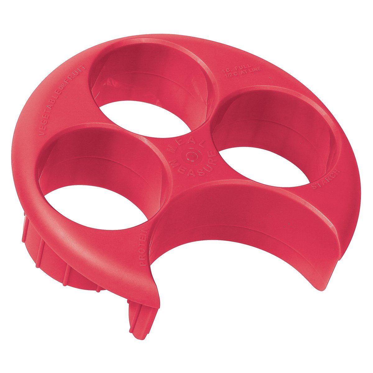 Meal Measure Portion Control Plates, Container for