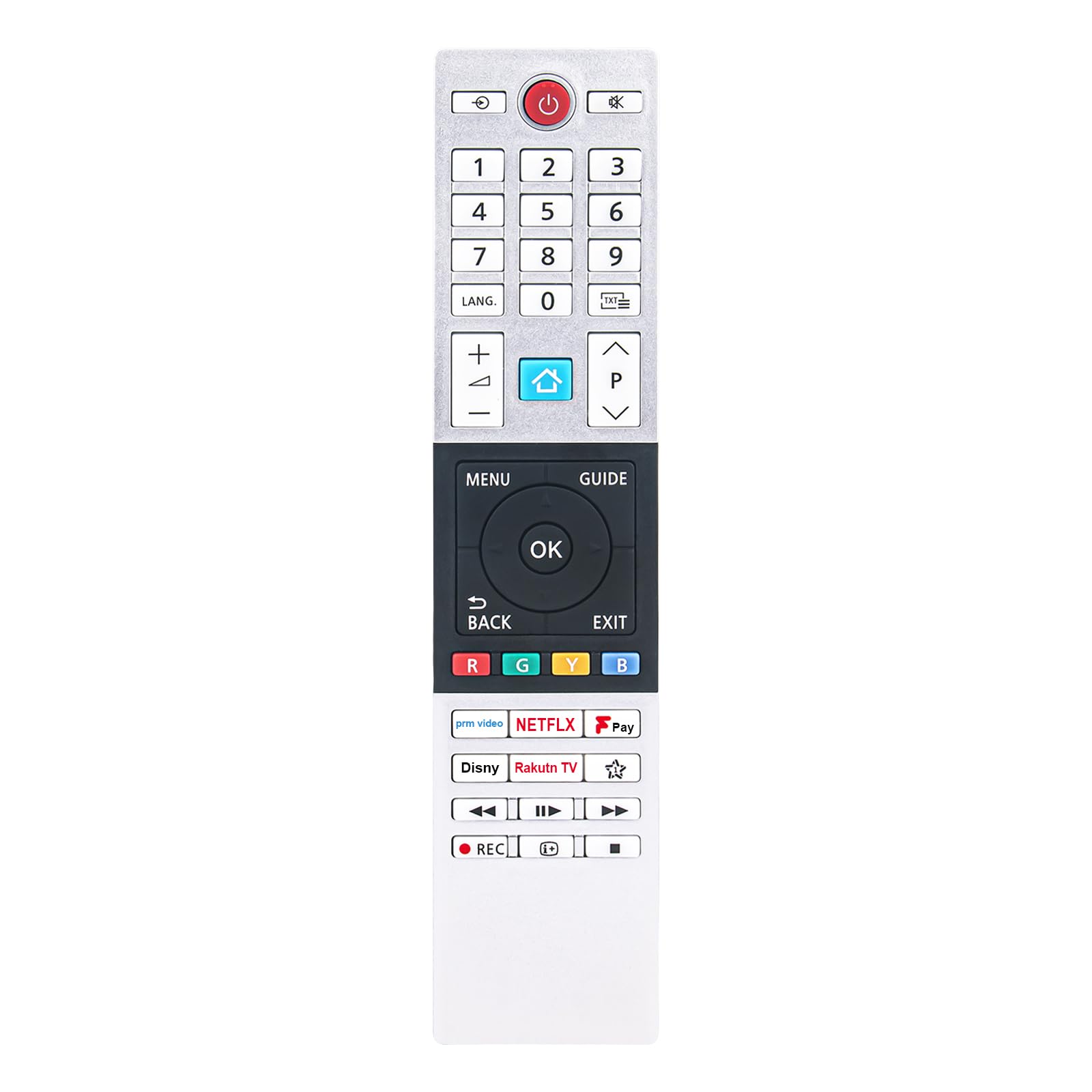 VINABTY CT-8568 Replace Remote Control Fit for Toshiba TV Remote CT-8568 Compatible with 50UV2363DB 435UV2363DB 55UV2363DB 65UV2363DB 32WV2E63DB 32WV2353DB