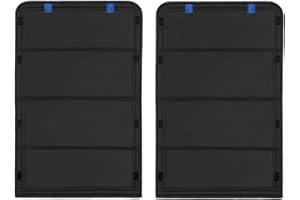 FUNOMO 2 Pack RV Door Window Shade Cover - RV Blackout Window Cover with UV Protection and Privacy Features (25 * 16 in) Foldable Hook and Loop Fastener, Waterproof Thickened Oxford Fabric